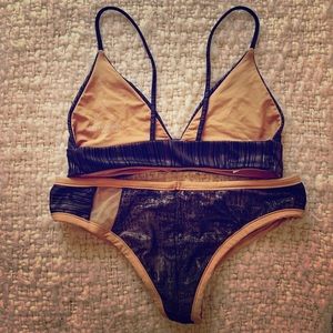 Boys + Arrows Cleopatra Bikini Top Size Small